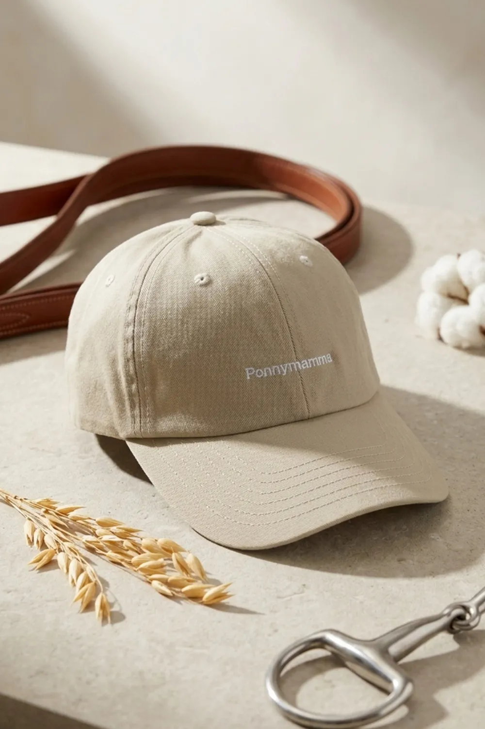 Svensk Ridsport Kepsar & Skärp-Keps Ponnymamma Sand