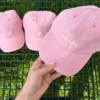 Svensk Ridsport Kepsar & Skärp-Keps Tvättad Bomull Ponnymamma Dusty Pink