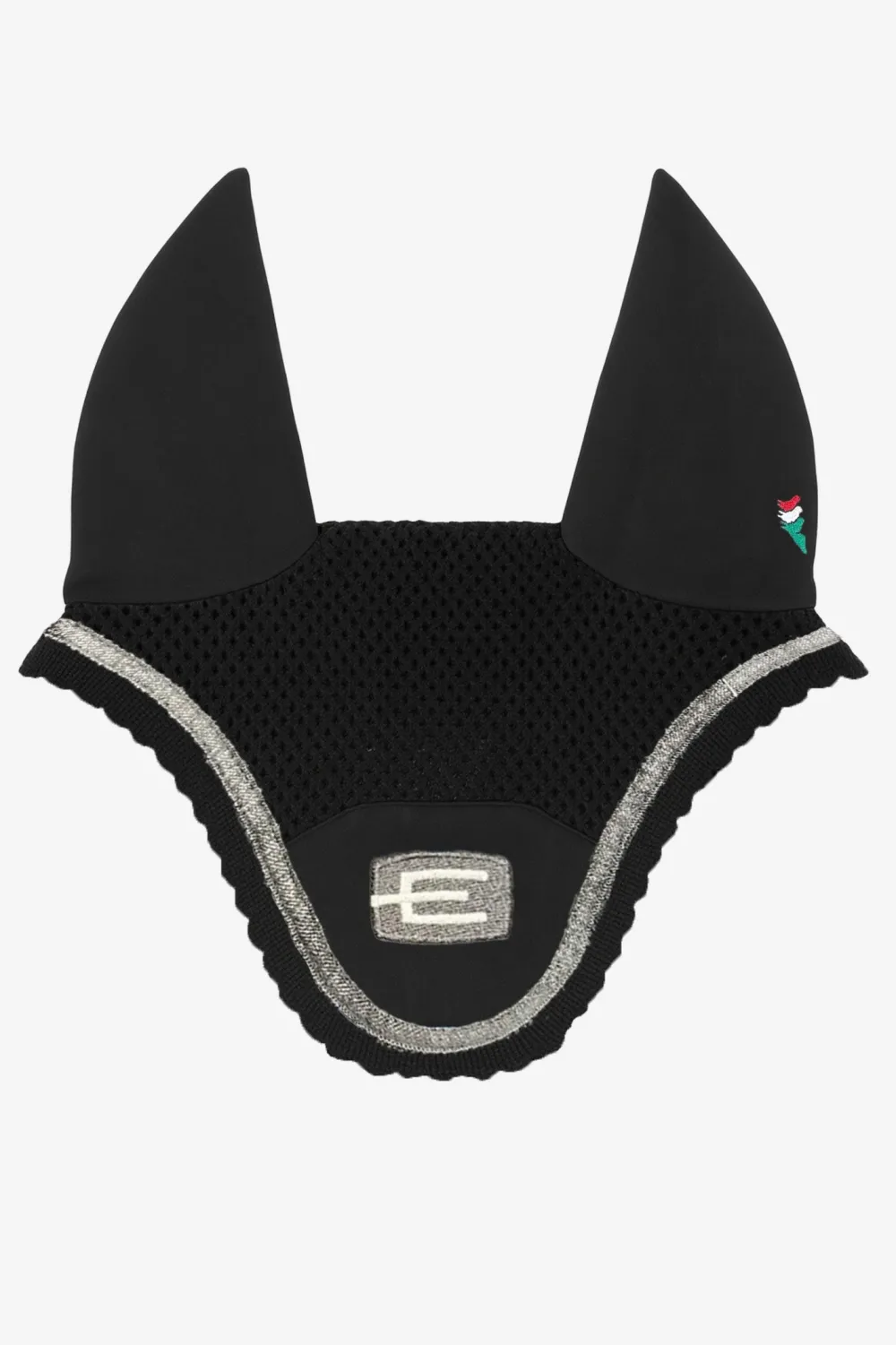 Equiline Schabrak & Huvor|Equiline-Kim Huva E-Logga E22 FG06 Svart Svart/Silver
