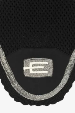 Equiline Schabrak & Huvor|Equiline-Kim Huva E-Logga E22 FG06 Svart Svart/Silver