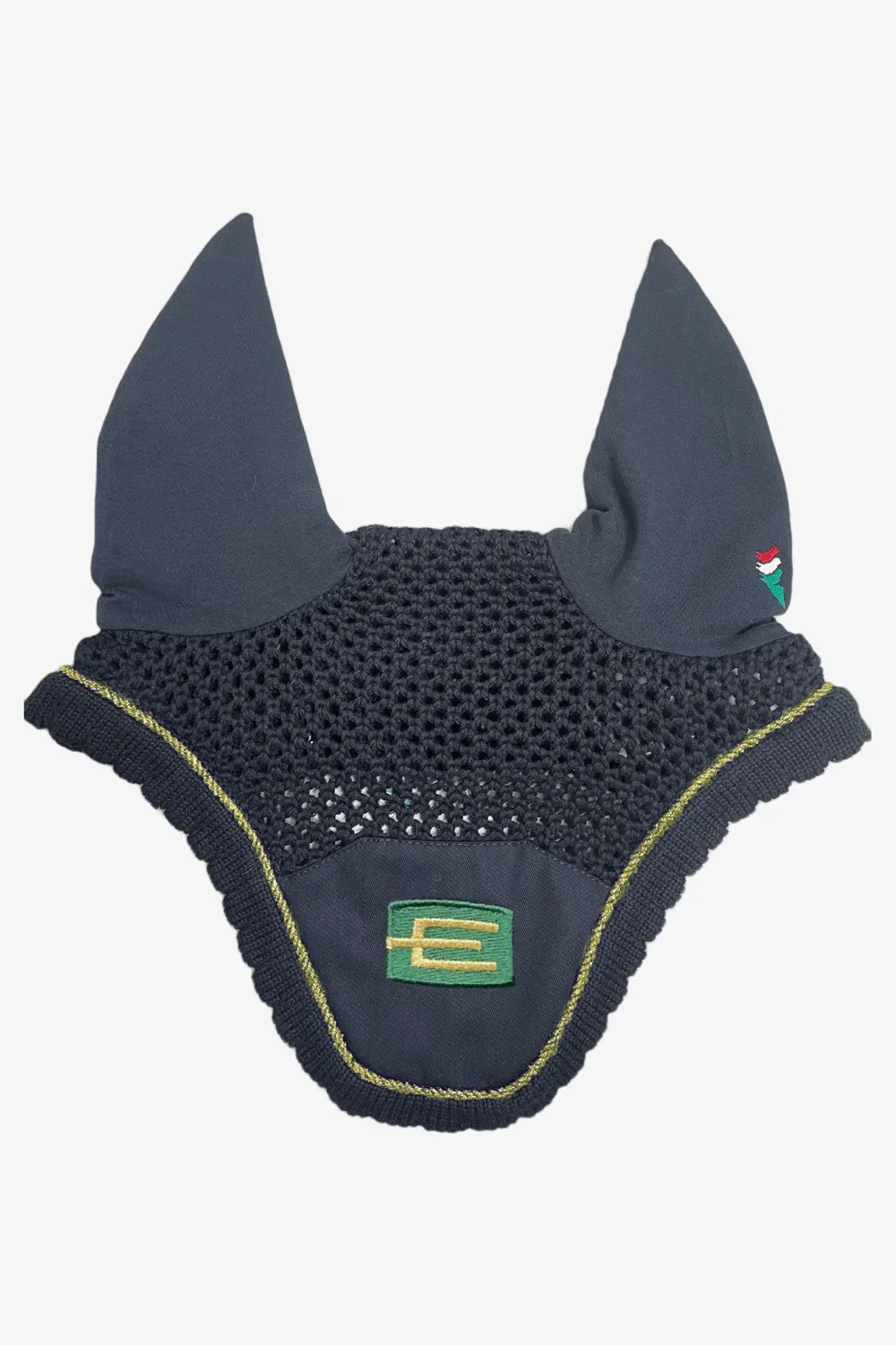 Equiline Schabrak & Huvor|Equiline-Kim Huva E-Logga E27 P358 Navy/Grön