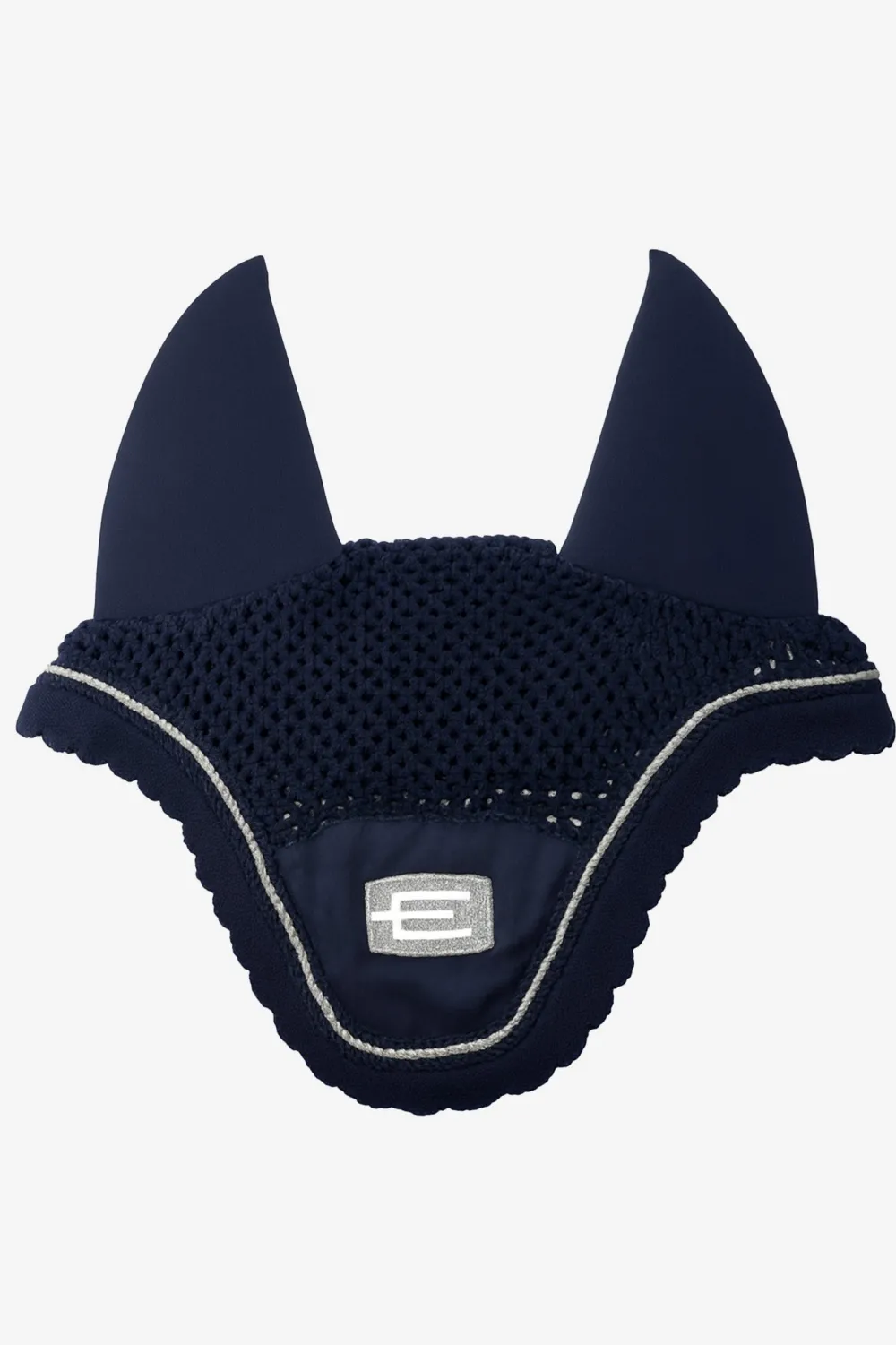 Equiline Schabrak & Huvor|Equiline-Kim Huva E-Logga E08 + P356 Navy Silver/Vit