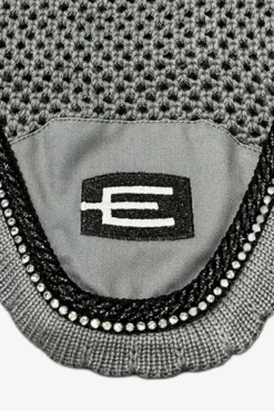 Equiline Schabrak & Huvor|Equiline-Kim Huva E-Logga E20 S006 P112 Grå Svart/Vit