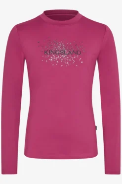 Barn Kingsland Kingsland|Tröjor & Toppar-KLMadeline Träningströja Junior Pink Magenta