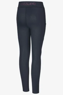 Barn Kingsland Kingsland|Ridbyxor & Tights-KLMelody Ridtights Junior Full Grip Navy