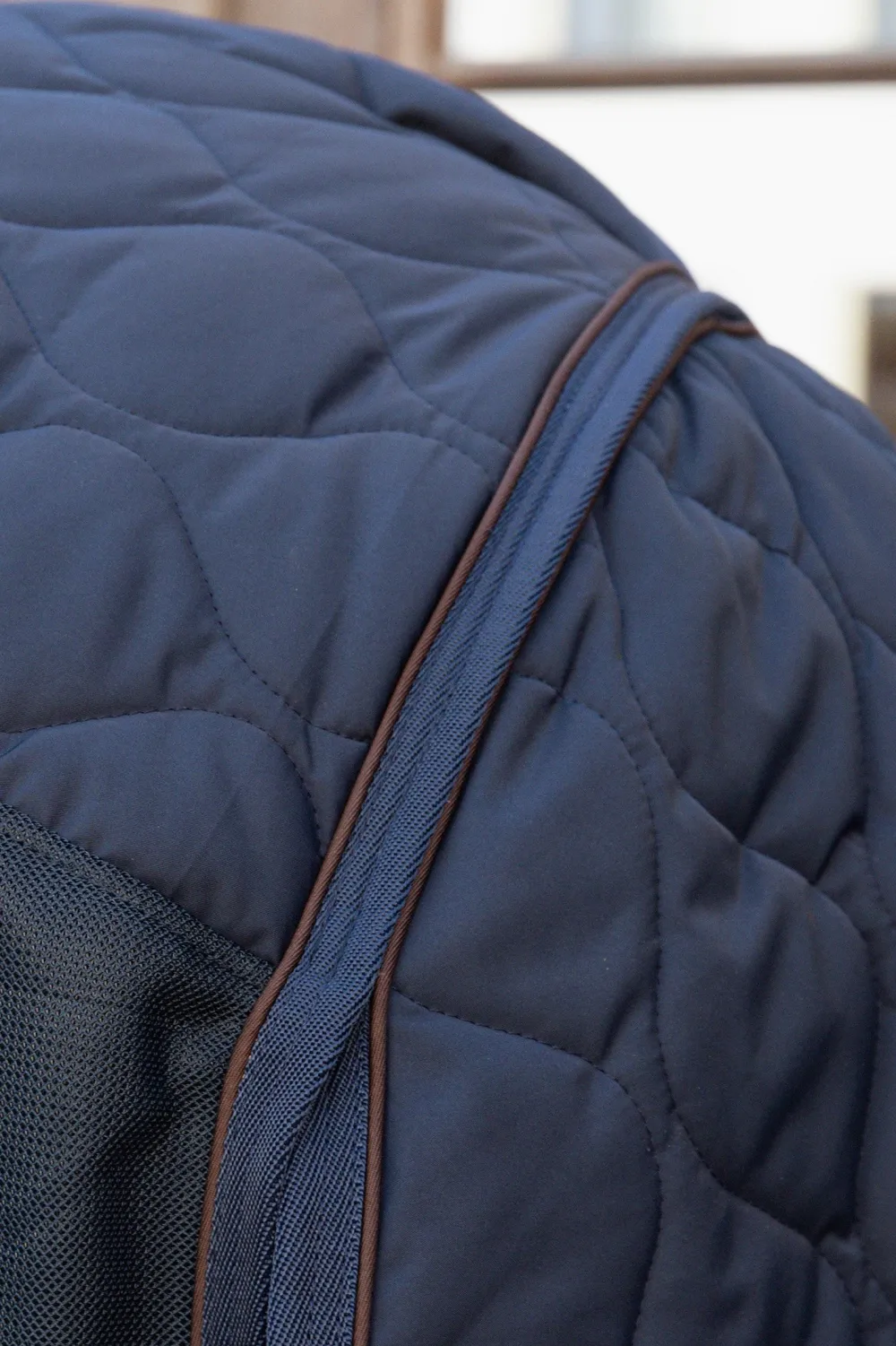 Kentucky Horsewear Hästtäcken & Flughuvor|Kentucky Horsewear-Kombo Cooler Fleecetäcke Navy