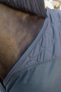 Kentucky Horsewear Hästtäcken & Flughuvor|Kentucky Horsewear-Kombo Cooler Fleecetäcke Navy