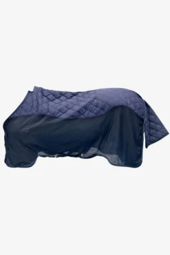 Kentucky Horsewear Hästtäcken & Flughuvor|Kentucky Horsewear-Kombo Cooler Fleecetäcke Navy