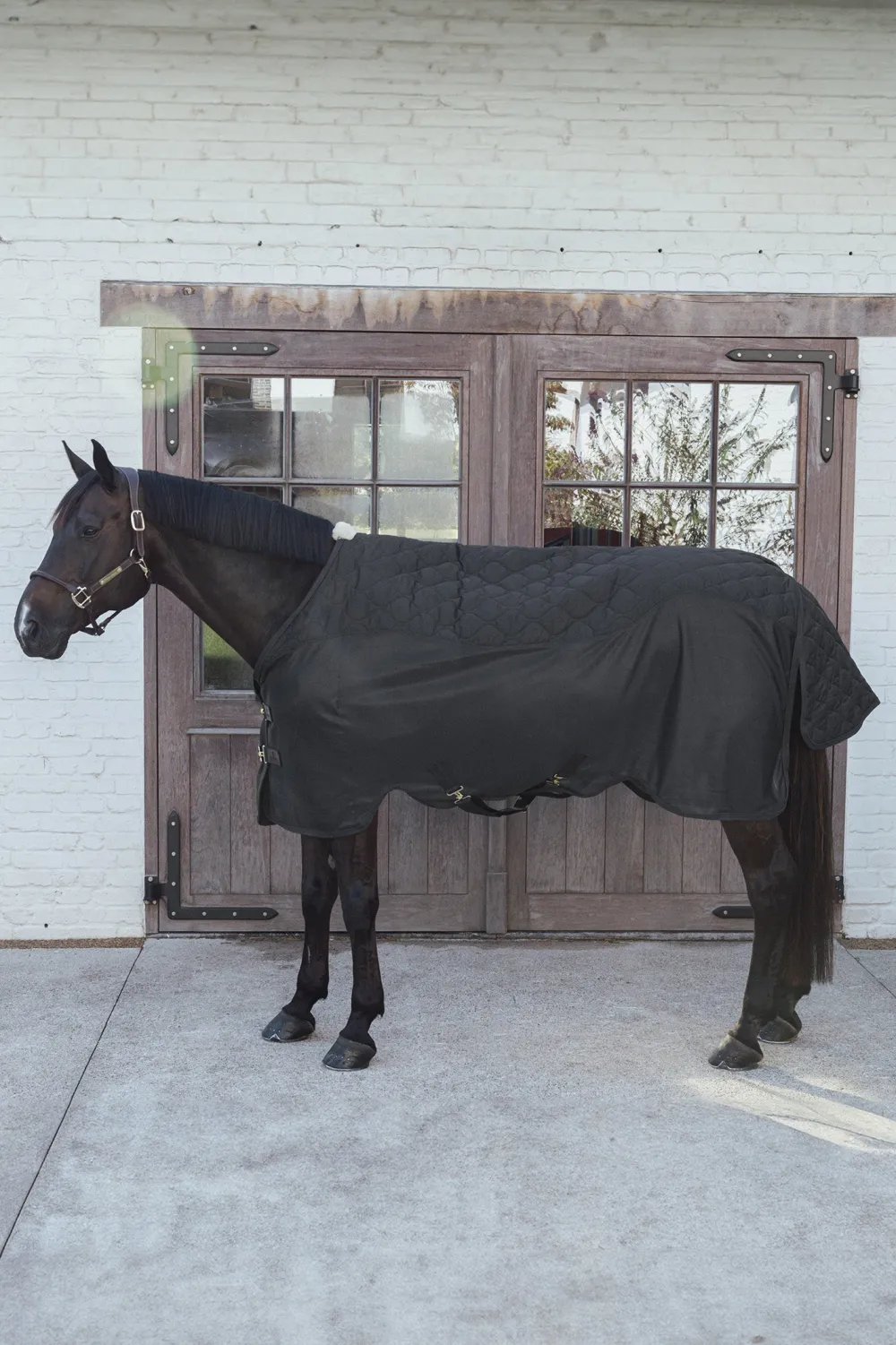 Kentucky Horsewear Kentucky Horsewear-Kombo Cooler Fleecetäcke Svart