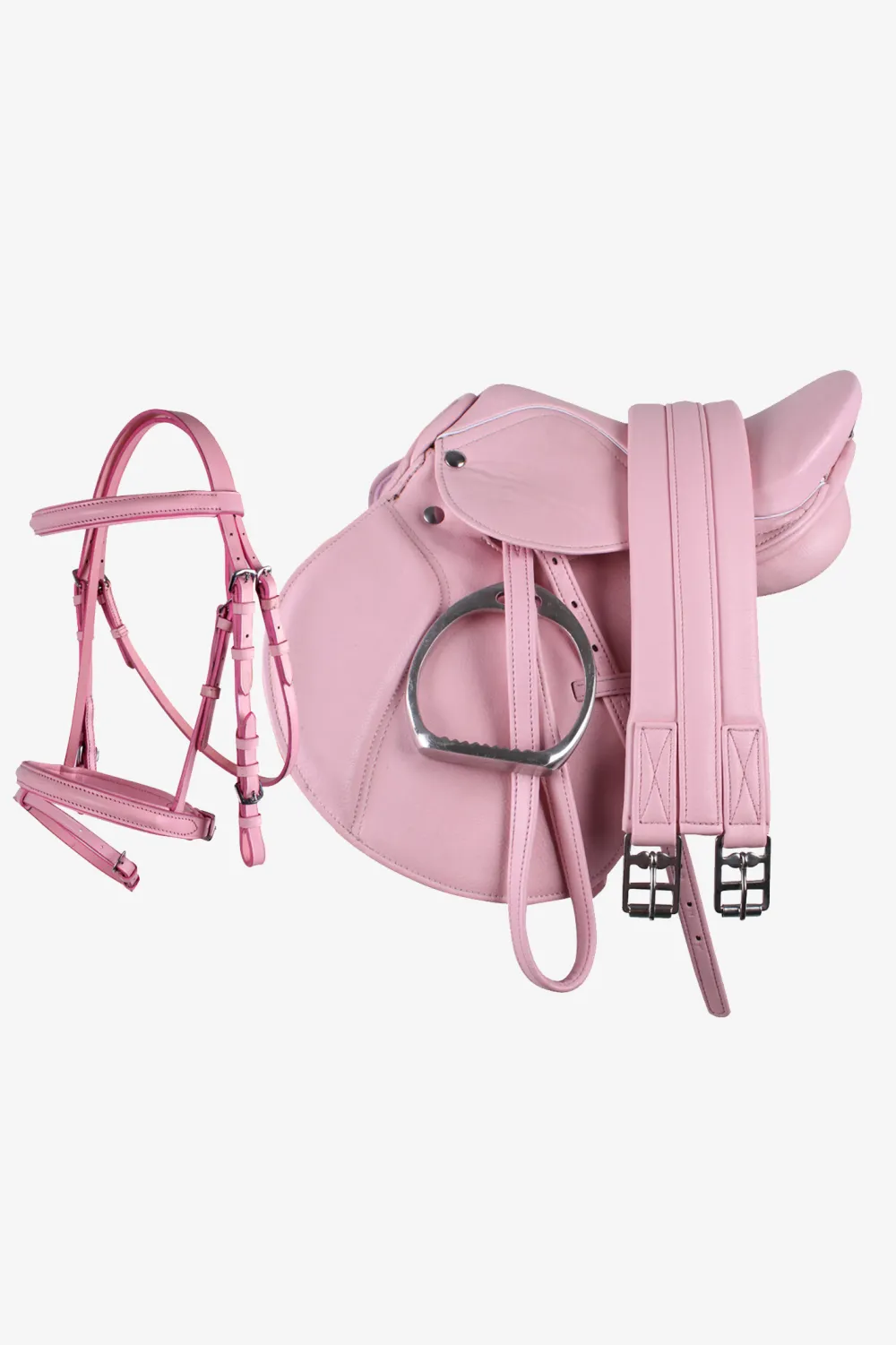 QHP Qhp|Sadlar & Sadelpaddar-Komplett Sadelset Rosa