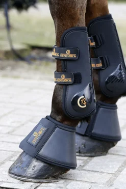 Kentucky Horsewear Benskydd & Benlindor-äderboots Svart