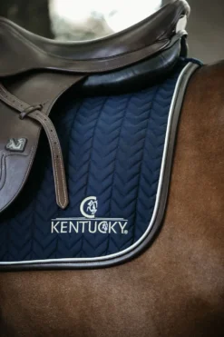 Kentucky Horsewear Schabrak & Huvor-Läder Hoppschabrak Navy