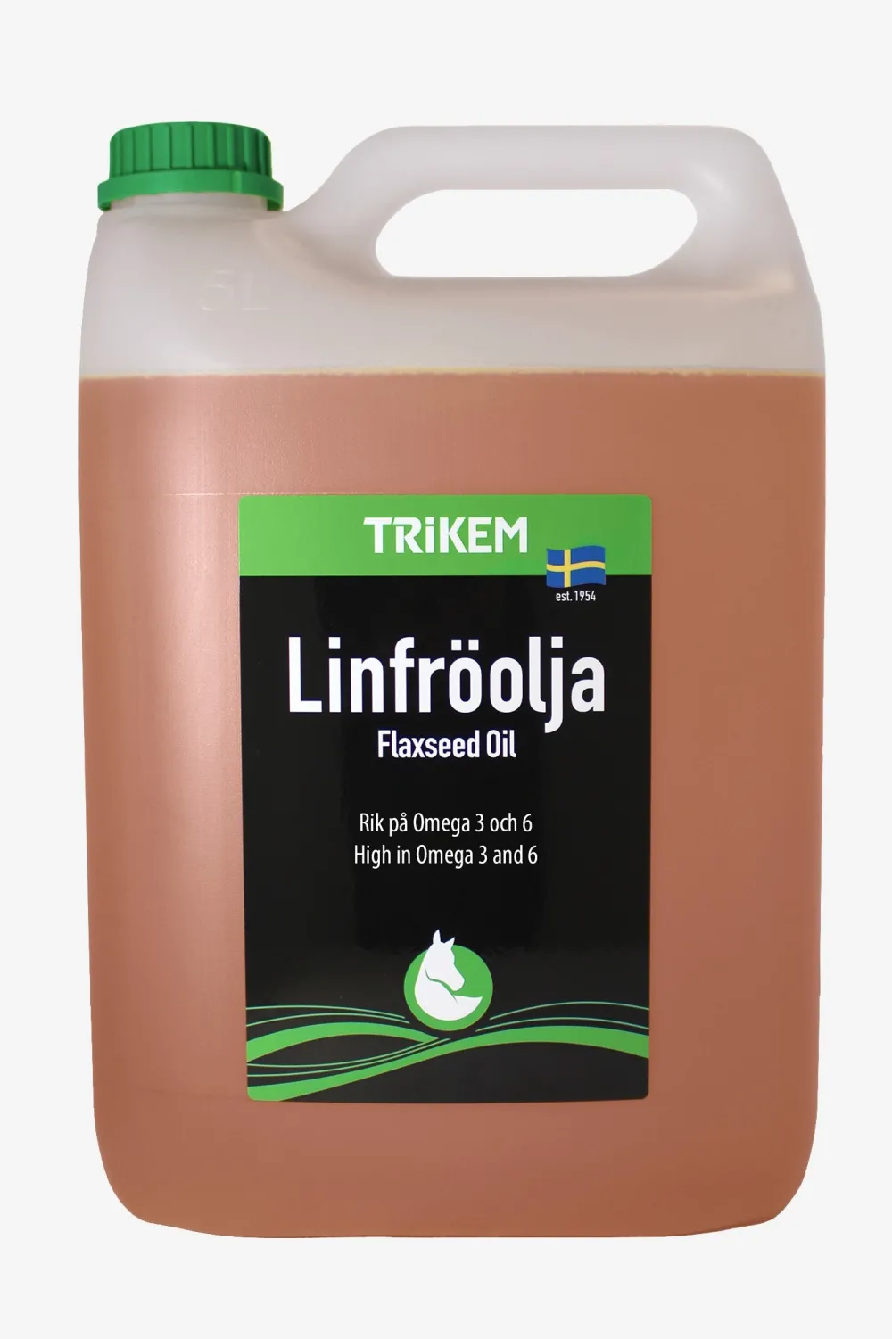 Trikem Trikem|Fodertillskott & Hästgodis-Linfröolja 5L