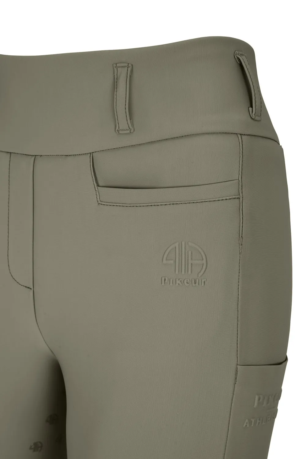 Pikeur Pikeur|Ridbyxor & Tights-Linnett Tights Full Grip Olivgrön