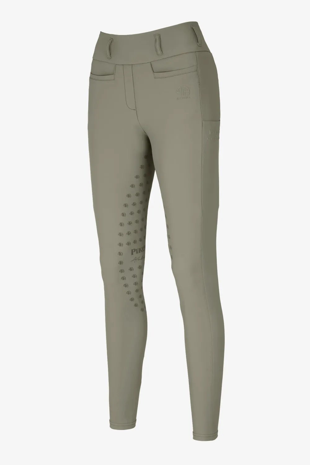 Pikeur Pikeur|Ridbyxor & Tights-Linnett Tights Full Grip Olivgrön