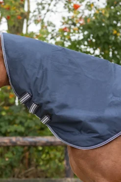 QHP Qhp|Hästtäcken & Flughuvor-uxury Uteha 100gr Navy
