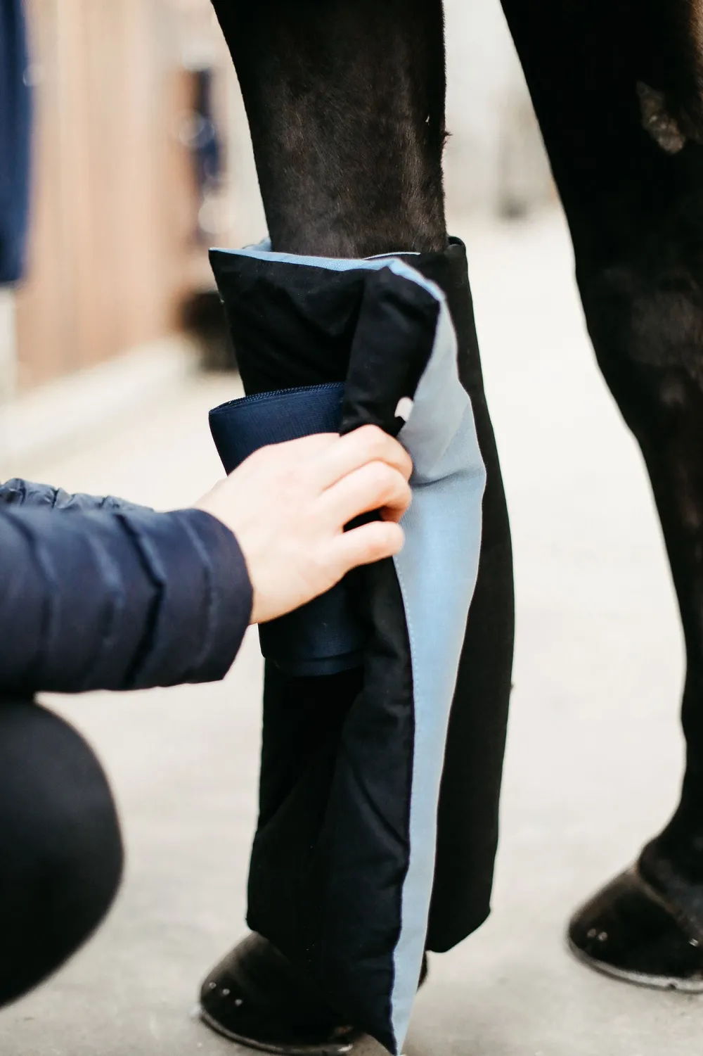 Kentucky Horsewear Benskydd & Benlindor-Magnetic Paddar Recuptex Svart