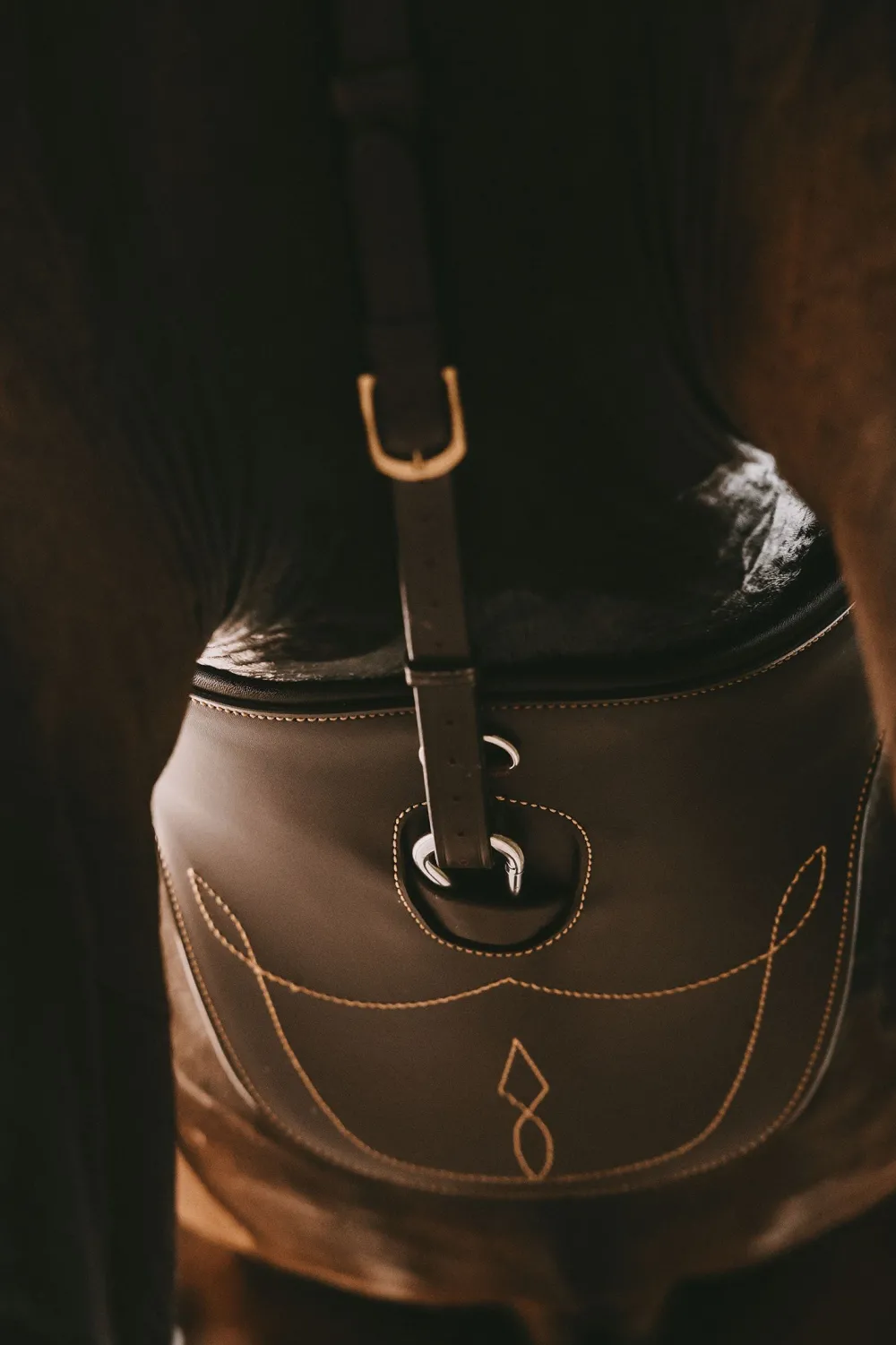 Kentucky Horsewear Kentucky Horsewear|Sadelgjordar & Tillbehör-Magplatta Brun