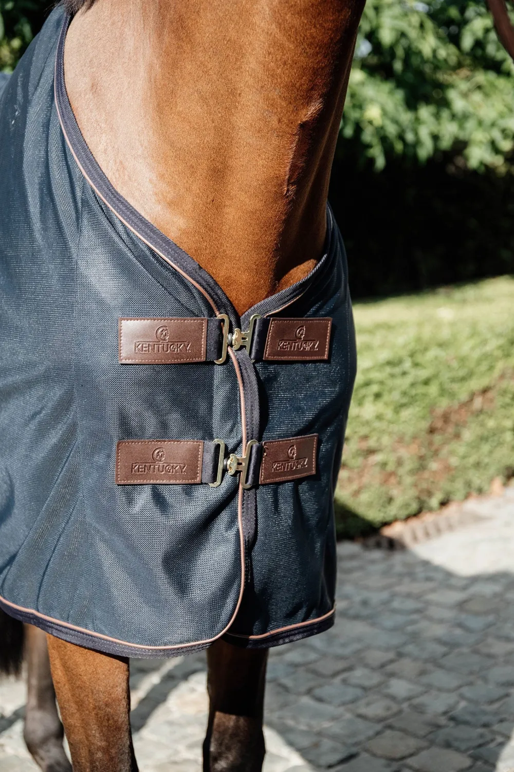 Kentucky Horsewear Flugskydd-Mesh Täcke Navy