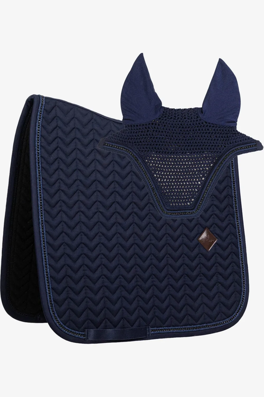 Kentucky Horsewear Kentucky Horsewear|Schabrak & Huvor-Metal Chain Set Navy