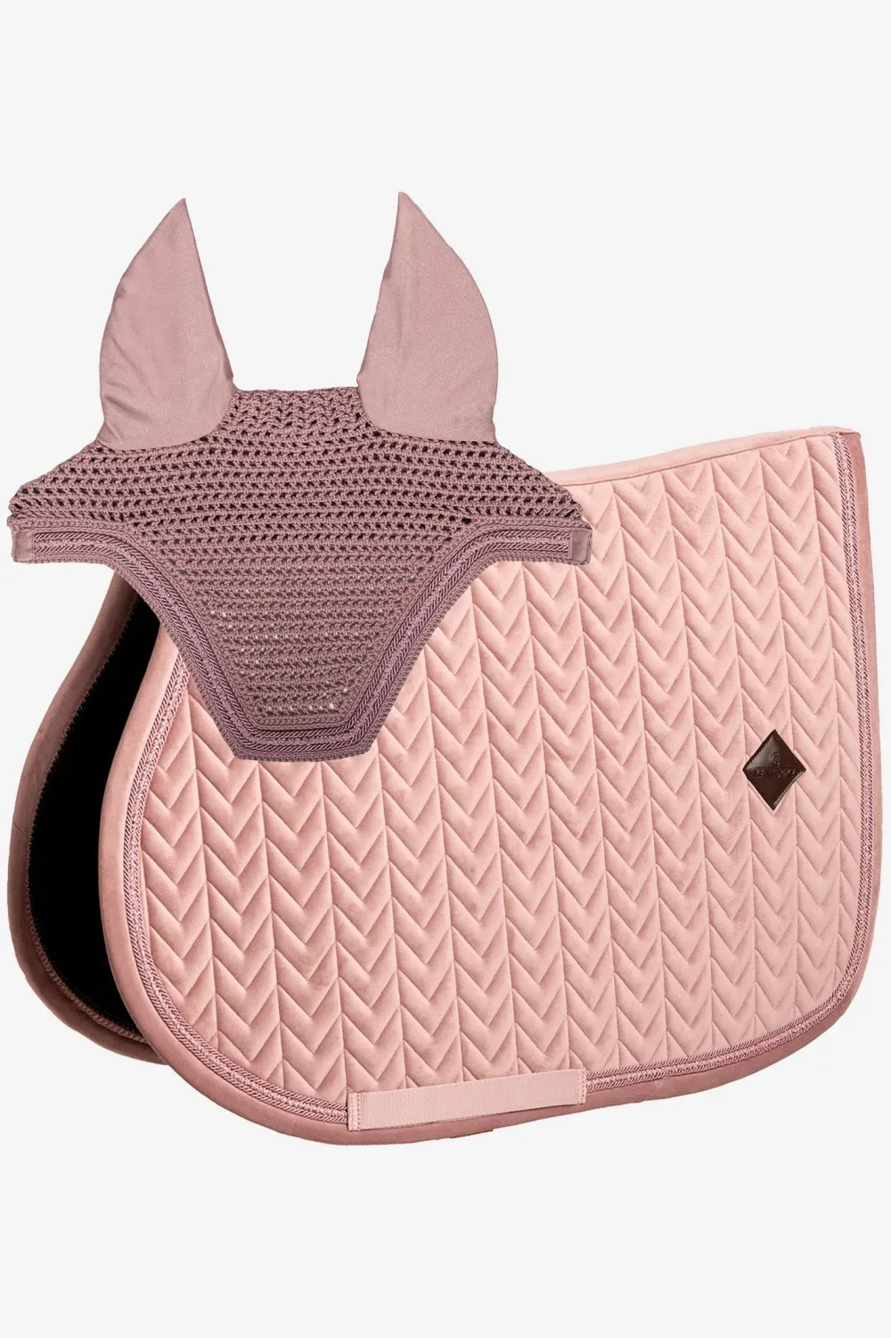 Kentucky Horsewear Kentucky Horsewear|Schabrak & Huvor-Mini Pearl Set Old Rose