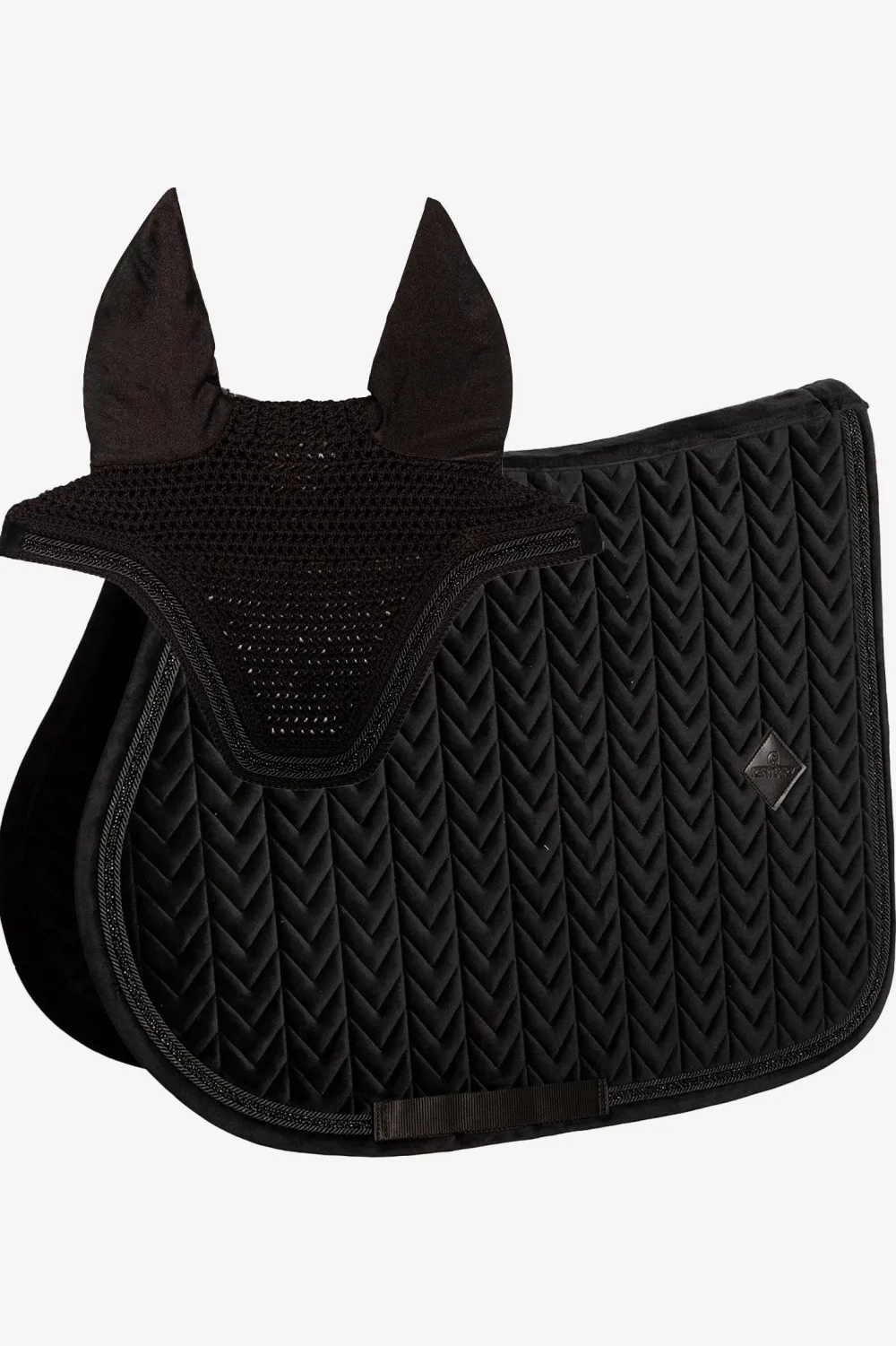 Kentucky Horsewear Kentucky Horsewear|Schabrak & Huvor-Mini Pearl Set Svart