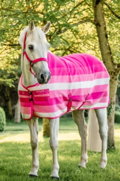 Horseware Hästtäcken & Flughuvor|Horseware-Newmarket Ponny Fleecetäcke Witney Pink