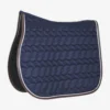 Kentucky Horsewear Kentucky Horsewear|Schabrak & Huvor-No Logo Schabrak Navy/Vit/Brun