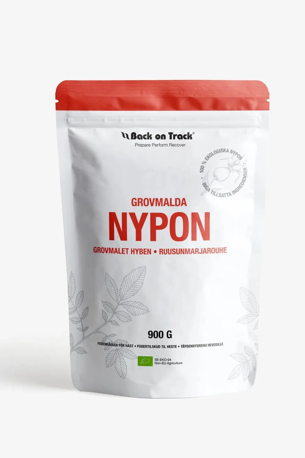 Back on Track Back On Track|Fodertillskott & Hästgodis-Nypon Eko Grovmalet 900G