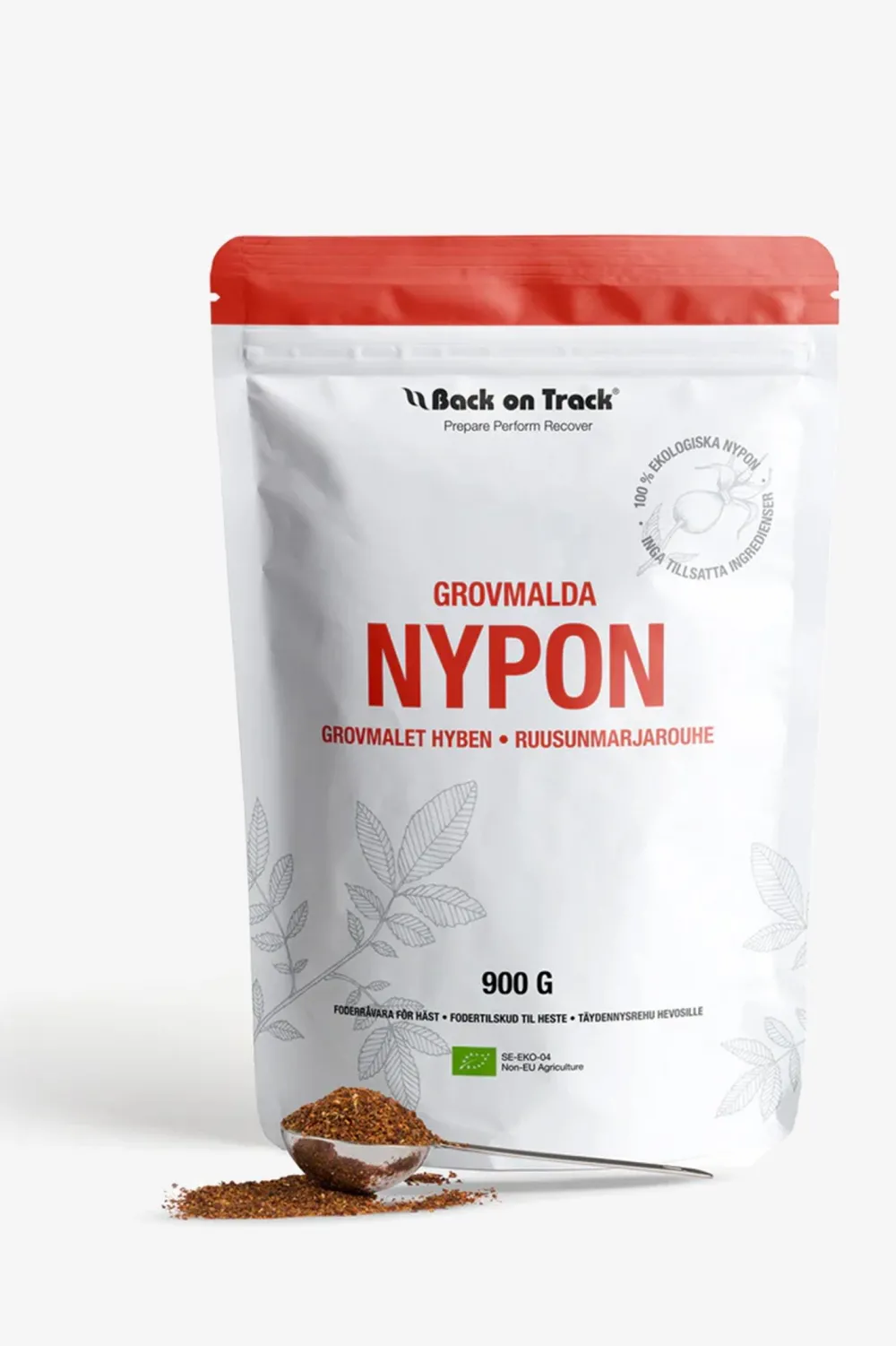 Back on Track Back On Track|Fodertillskott & Hästgodis-Nypon Eko Grovmalet 900G