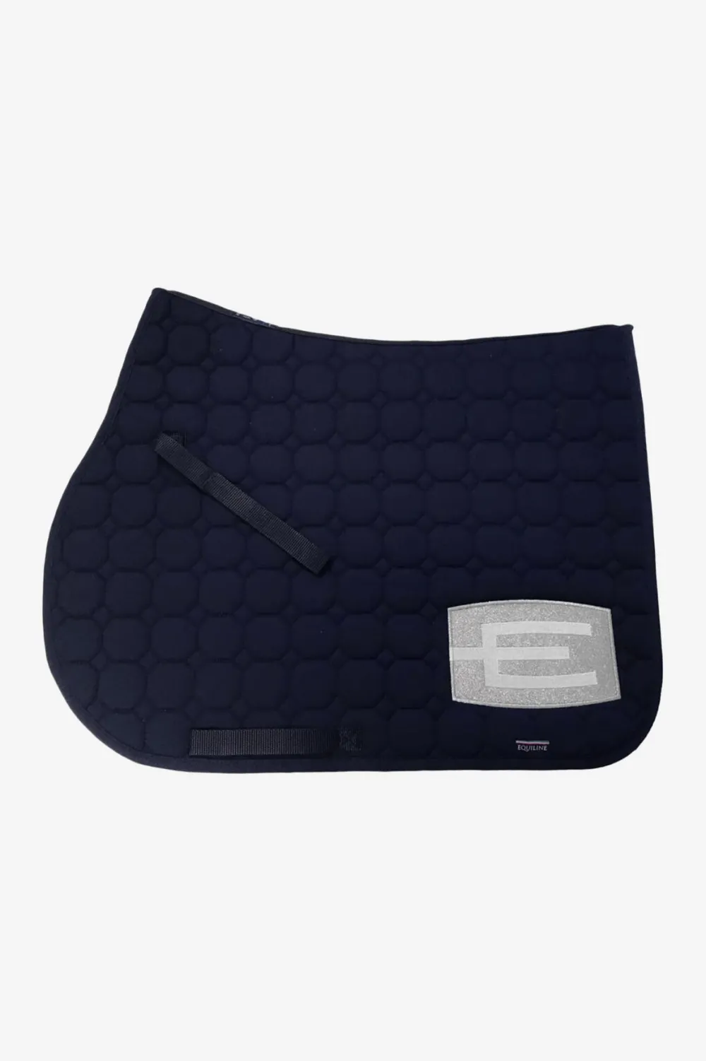 Equiline Schabrak & Huvor|Equiline-Octagon Hoppschabrak E-Logga E08 P55 Navy/Silver