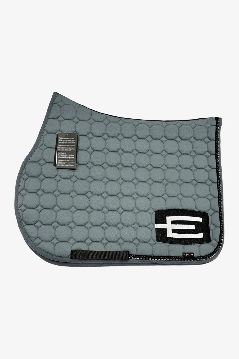Equiline Schabrak & Huvor|Equiline-Octagon Schabrak E-Logga E20 S006 P112 Grå Svart/Vit/Kristall