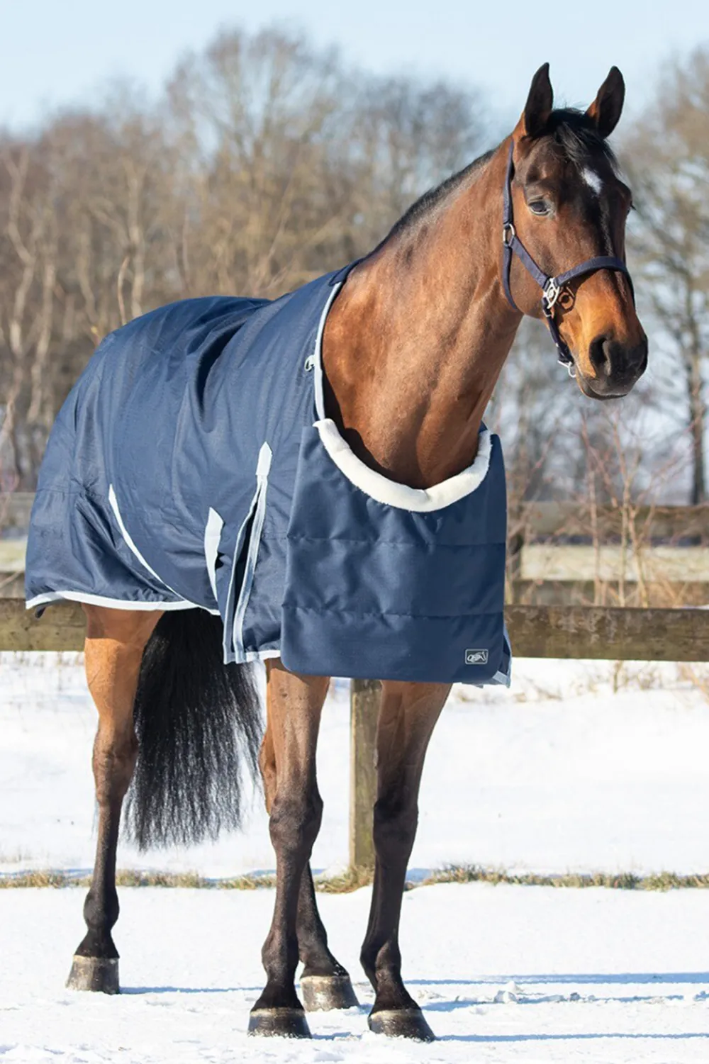 QHP Qhp|Hästtäcken & Flughuvor-Ontario BIB Navy