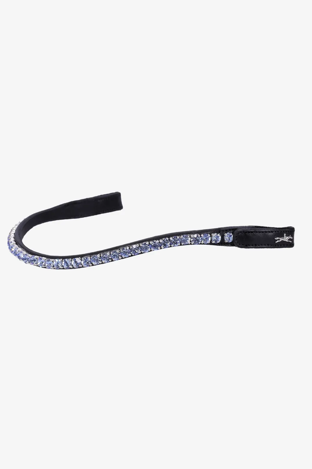 Schockemöhle Träns & Pannband|Schockemöhle-Pannband Siena Svart/Light Blue