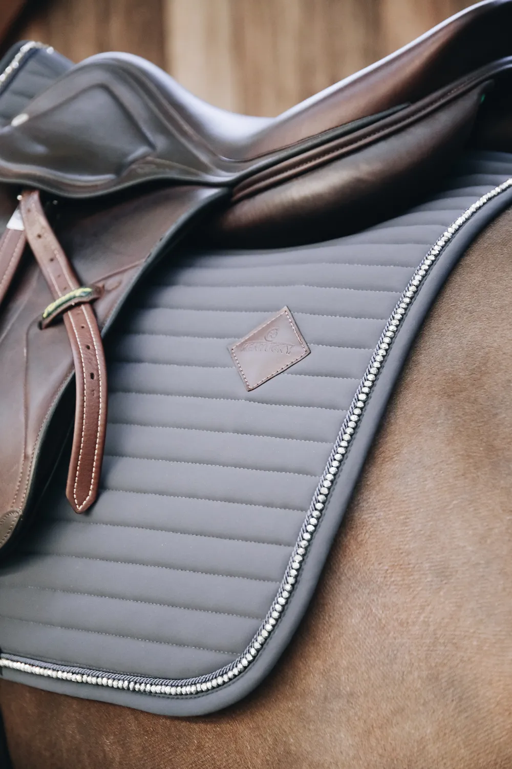 Kentucky Horsewear Schabrak & Huvor-Pearls Allroundschabrak Grå