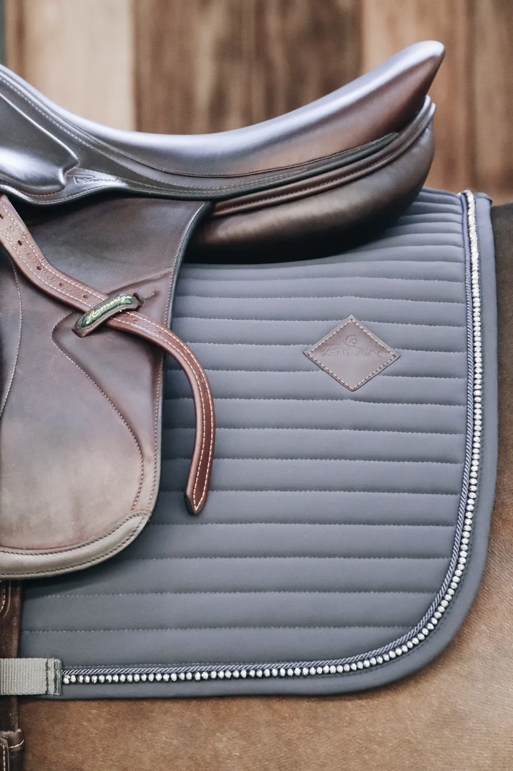 Kentucky Horsewear Schabrak & Huvor-Pearls Allroundschabrak Grå