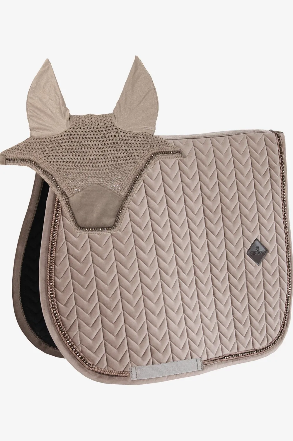 Kentucky Horsewear Kentucky Horsewear|Schabrak & Huvor-Pearl Set Beige