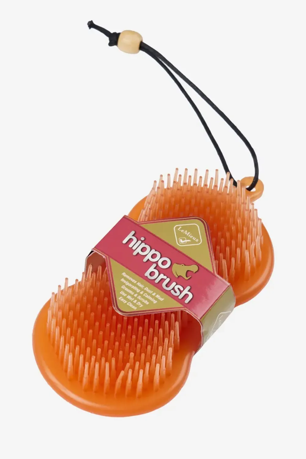 LeMieux Lemieux|Ryktväskor & Ryktborstar-Piggborste Hippo Orange