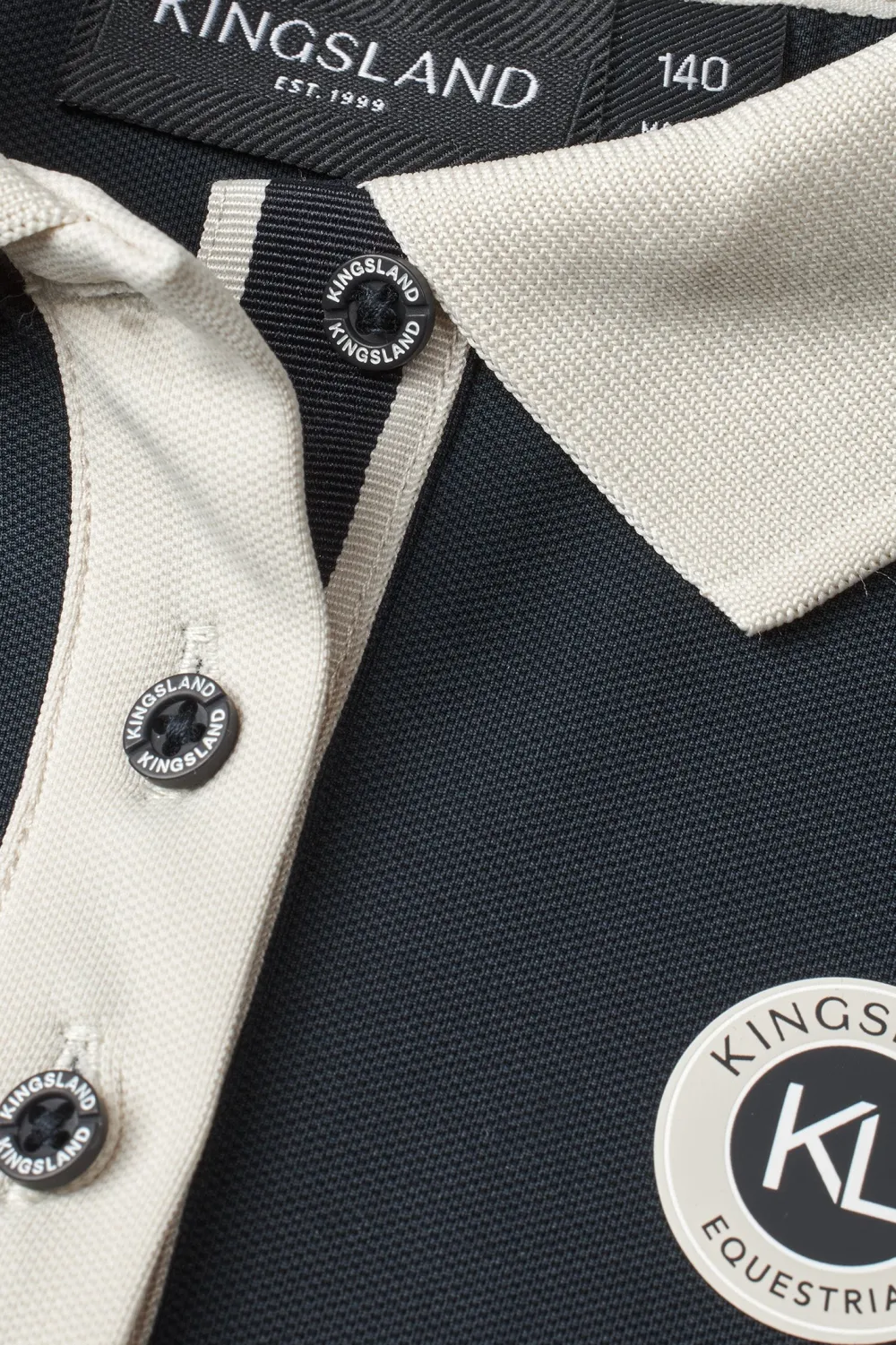 Barn Kingsland Kingsland|Tröjor & Toppar-Pikétröja KLLaura Junior Navy