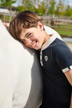Barn Kingsland Kingsland|Tröjor & Toppar-Pikétröja KLLaura Junior Navy