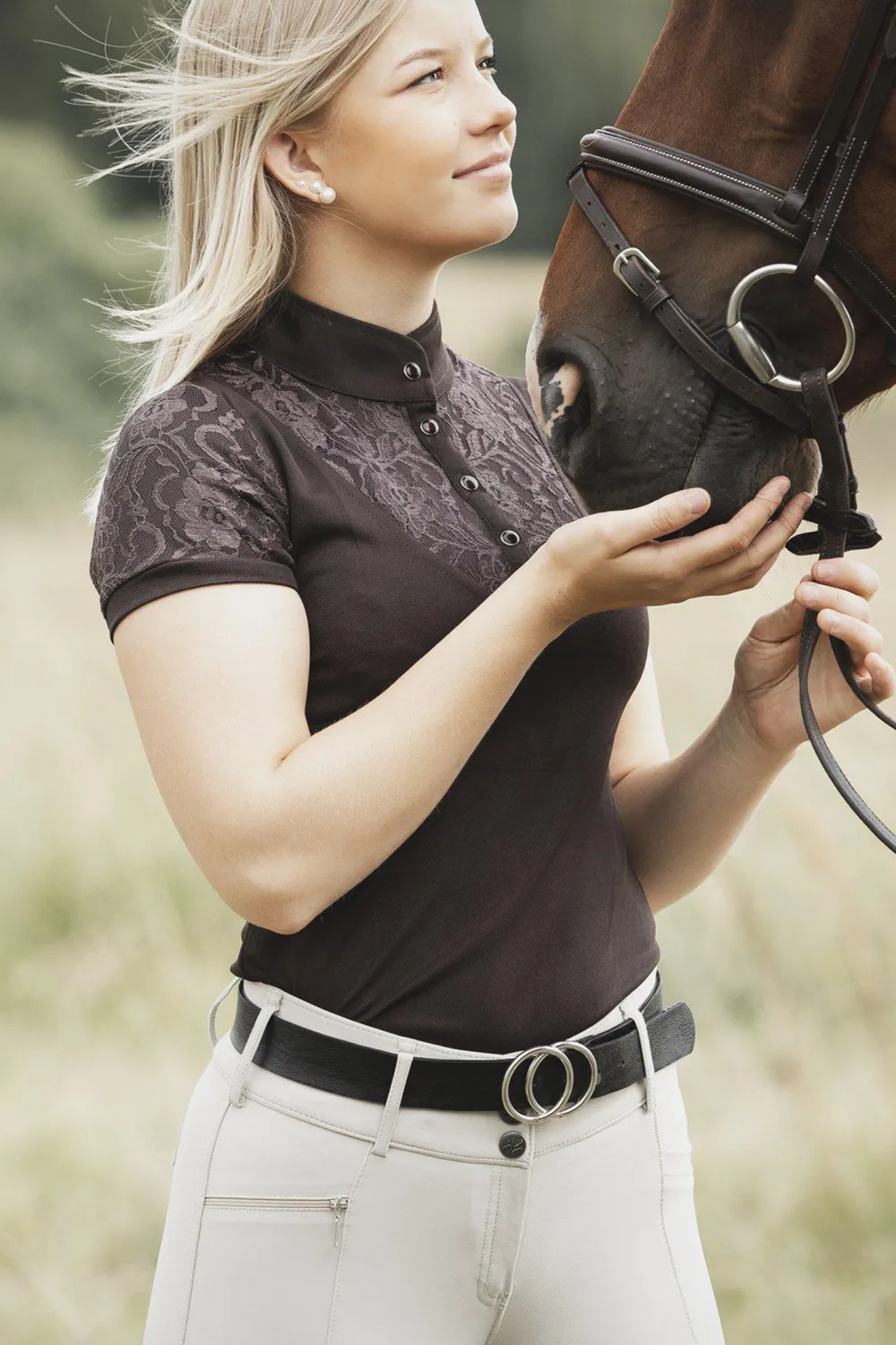 Horselife Horselife|Tröjor & Toppar-Piza Ridtopp Brun
