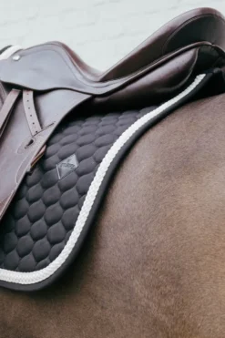 Kentucky Horsewear Kentucky Horsewear|Schabrak & Huvor-Plaited Cord Dressyrschabrak Svart