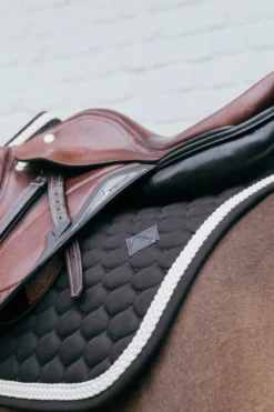 Kentucky Horsewear Kentucky Horsewear|Schabrak & Huvor-Plaited Cord Hoppschabrak Svart