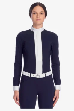 Cavalleria Toscana Cavalleria Toscana|Kavajer & Skjortor-Peated Top Jerey