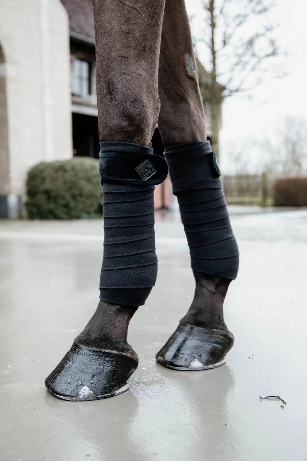 Kentucky Horsewear Kentucky Horsewear|Benskydd & Benlindor-Polar Fleecelindor Basic Velvet Svart