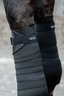 Kentucky Horsewear Kentucky Horsewear|Benskydd & Benlindor-Polar Fleecelindor Elastiska Svart