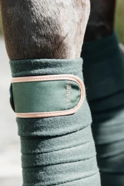 Kentucky Horsewear Kentucky Horsewear|Benskydd & Benlindor-Polar Fleecelindor Pine Green