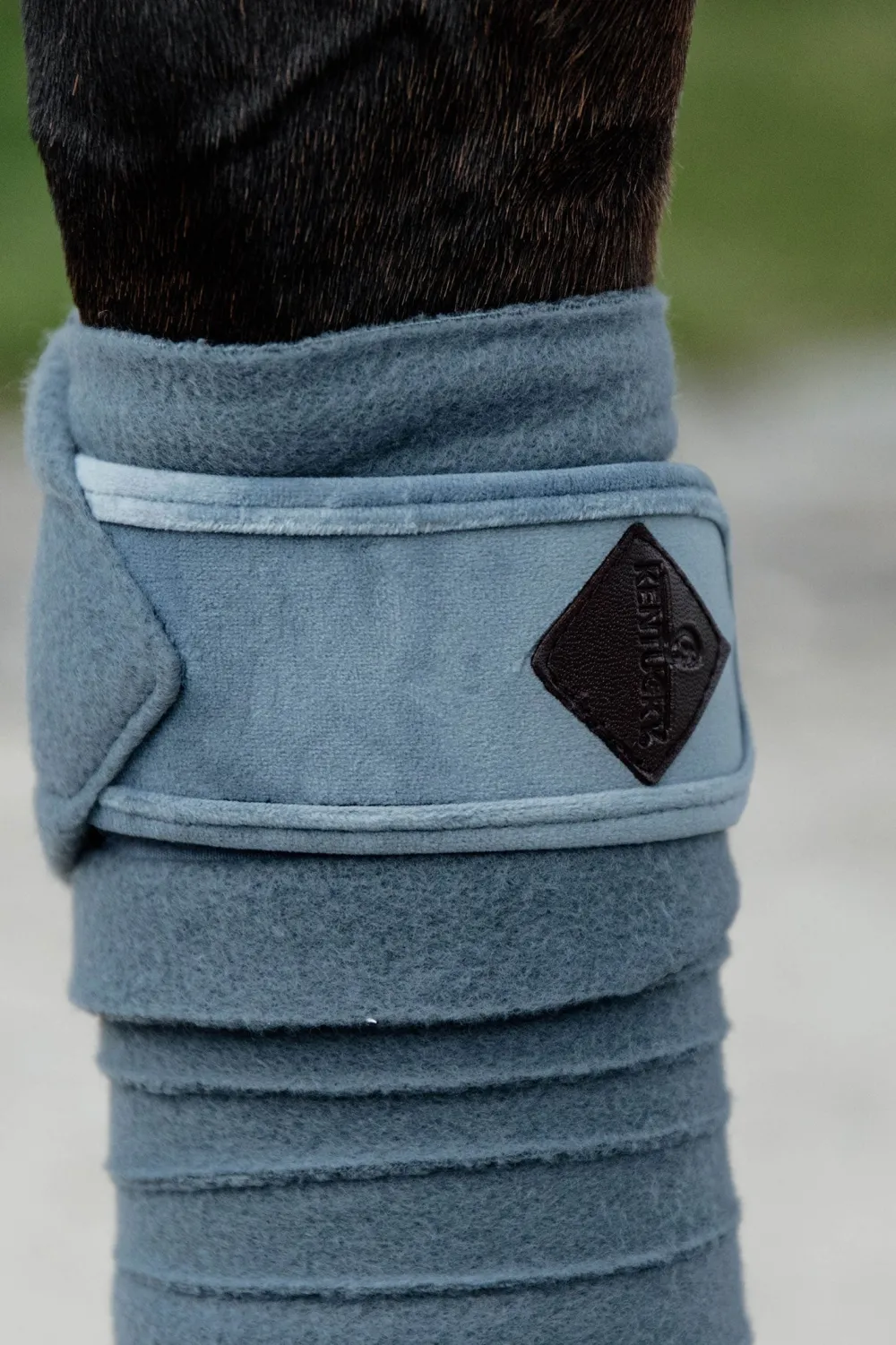 Kentucky Horsewear Kentucky Horsewear|Benskydd & Benlindor-Polar Fleecelindor Velvet Ljusblå