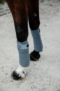 Kentucky Horsewear Kentucky Horsewear|Benskydd & Benlindor-Polar Fleecelindor Velvet Ljusblå
