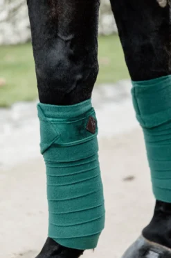 Kentucky Horsewear Kentucky Horsewear|Benskydd & Benlindor-Polar Fleecelindor Velvet Mörkgrön